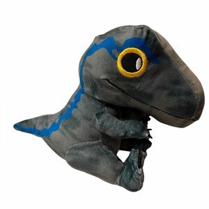Jurassic World Velociraptor Plush Blue Dinosaur Stuffed Animal Spirit Story Pack